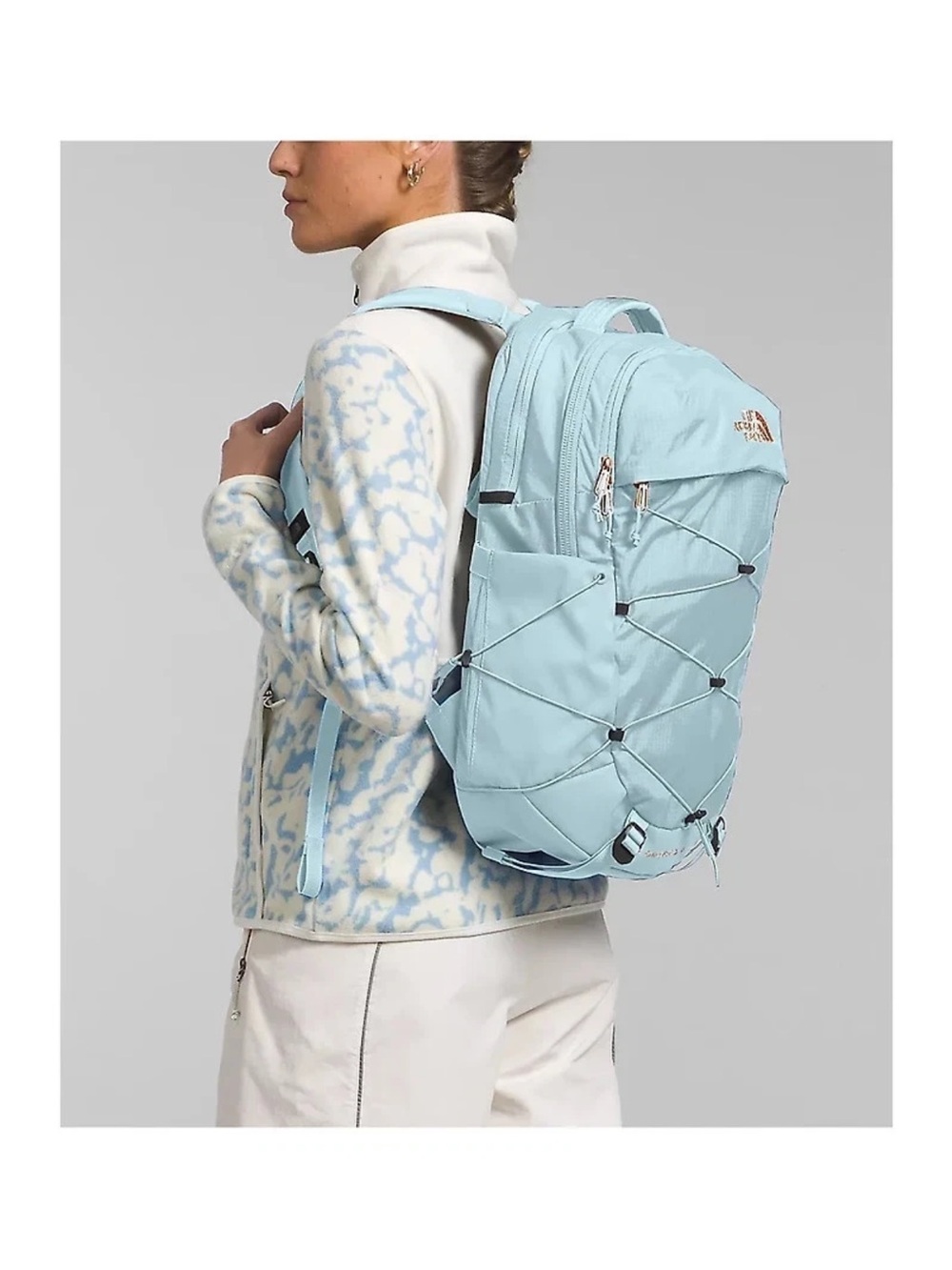 THE NORTH FACE WOMEN'S BOREALIS LUXE BACKPACK Icecap Blue/Bur - Picture 4 of 16